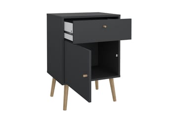 Shinta Nattbord 50 cm - Grå - Møbler - Bord - Avlastningsbord & sidobord - Sengebord & nattbord