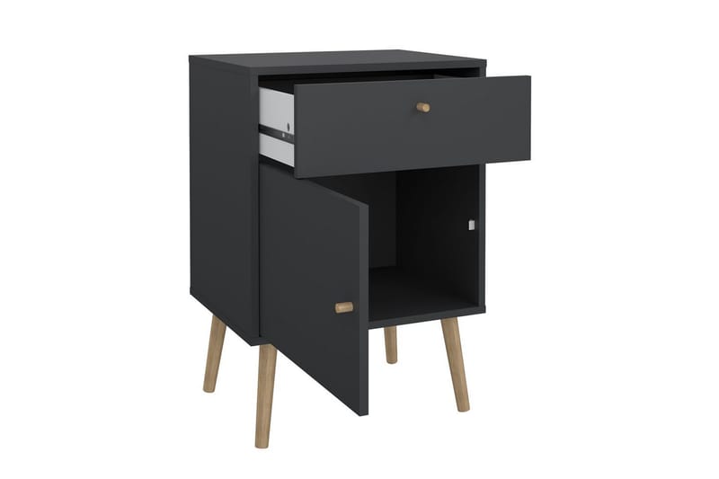 Shinta Nattbord 50 cm - Grå - Møbler - Bord - Avlastningsbord & sidobord - Sengebord & nattbord