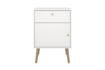 Shinta Nattbord 50 cm - Hvit - Møbler - Bord - Avlastningsbord & sidobord - Sengebord & nattbord