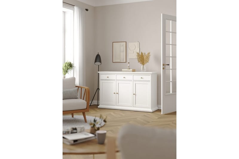 Shoiba Sidebord 144 cm - Hvit - Møbler - Bord - Avlastningsbord & sidobord - Lampebord & sidebord
