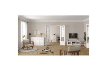 Shoiba Sidebord 144 cm - Hvit - Møbler - Bord - Avlastningsbord & sidobord - Lampebord & sidebord