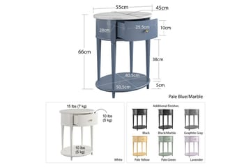 Side-/endebord Aurora - Møbler - Bord - Avlastningsbord & sidobord - Lampebord & sidebord