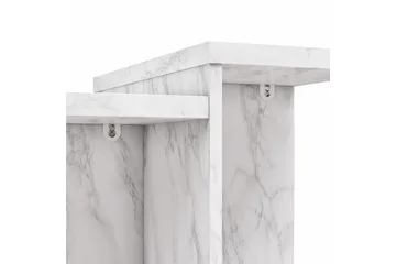 Side-/endebord Brielle Hvit marmor - Hvit marmor - Møbler - Bord - Avlastningsbord & sidobord - Lampebord & sidebord