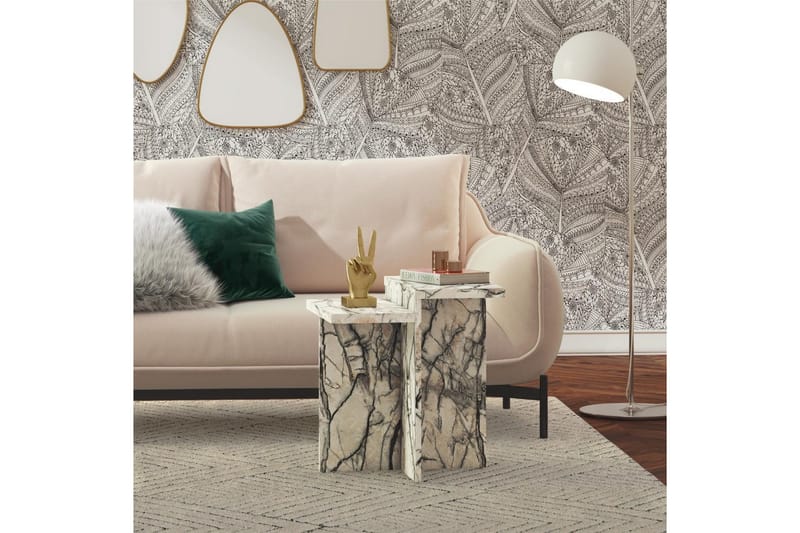 Side-/endebord Brielle Onyx Marmor - Onyx Marmor - Møbler - Bord - Avlastningsbord & sidobord - Lampebord & sidebord