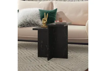 Side-/endebord Brielle Svart marmor - Svart marmor - Møbler - Bord - Avlastningsbord & sidobord - Lampebord & sidebord