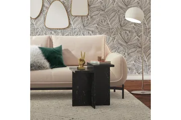 Side-/endebord Brielle Svart marmor - Svart marmor - Møbler - Bord - Avlastningsbord & sidobord - Lampebord & sidebord