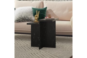 Side-/endebord Brielle Svart marmor - Svart marmor - Møbler - Bord - Avlastningsbord & sidobord - Lampebord & sidebord
