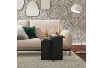 Side-/endebord Brielle Svart marmor - Svart marmor - Møbler - Bord - Avlastningsbord & sidobord - Lampebord & sidebord