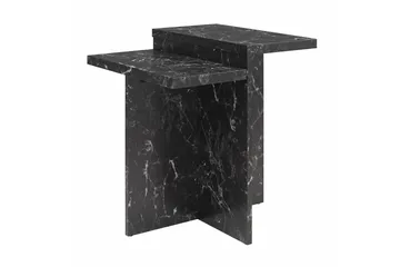 Side-/endebord Brielle Svart marmor - Svart marmor - Møbler - Bord - Avlastningsbord & sidobord - Lampebord & sidebord