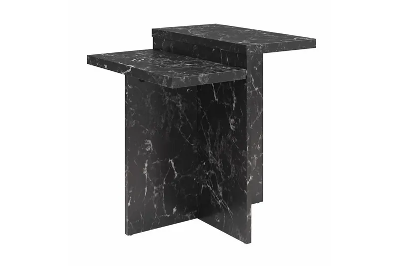 Side-/endebord Brielle Svart marmor - Svart marmor - Møbler - Bord - Avlastningsbord & sidobord - Lampebord & sidebord