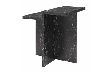 Side-/endebord Brielle Svart marmor - Svart marmor - Møbler - Bord - Avlastningsbord & sidobord - Lampebord & sidebord
