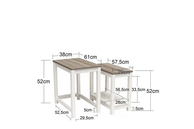 Side-/endebord Chapel Hill - Møbler - Bord - Avlastningsbord & sidobord - Lampebord & sidebord