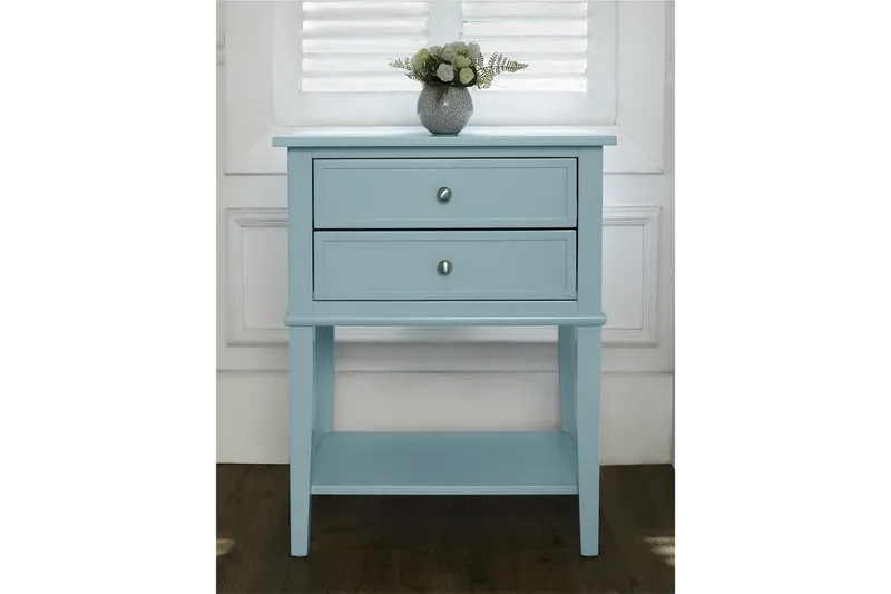 Side-/endebord Franklin Blå - Blå - Møbler - Bord - Avlastningsbord & sidobord - Lampebord & sidebord