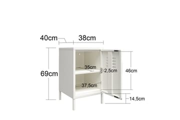 Side-/endebord Mission District Svart - Svart - Møbler - Bord - Avlastningsbord & sidobord - Lampebord & sidebord