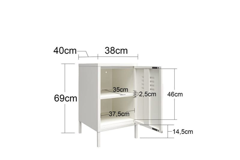 Side-/endebord Mission District Svart - Svart - Møbler - Bord - Avlastningsbord & sidobord - Lampebord & sidebord