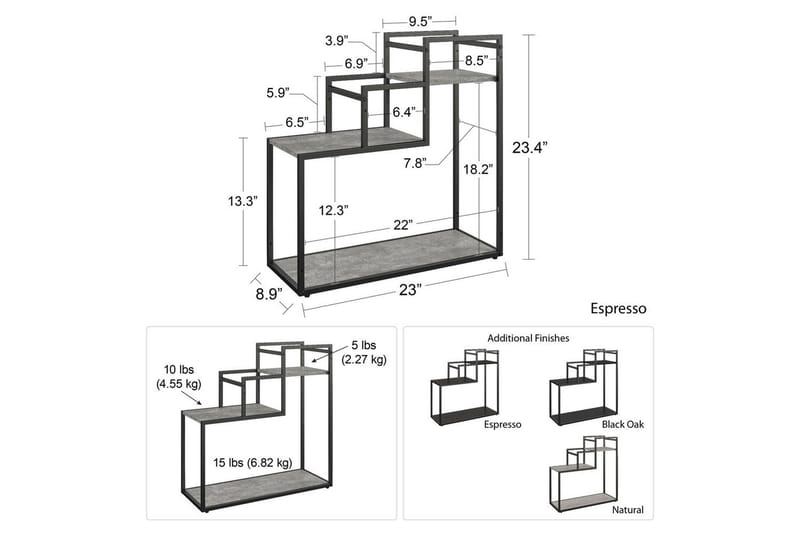 Side-/endebord Weston - Møbler - Bord - Avlastningsbord & sidobord - Lampebord & sidebord