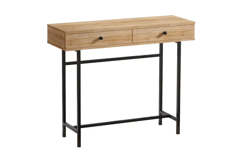 Sideboard Eik|Svart, Natur / Svart