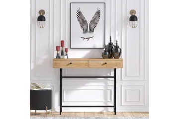 Sideboard Eik|Svart - Natur / Svart - M øbler - Bord - Avlastningsbord & sidobord - Konsollbord & gangbord