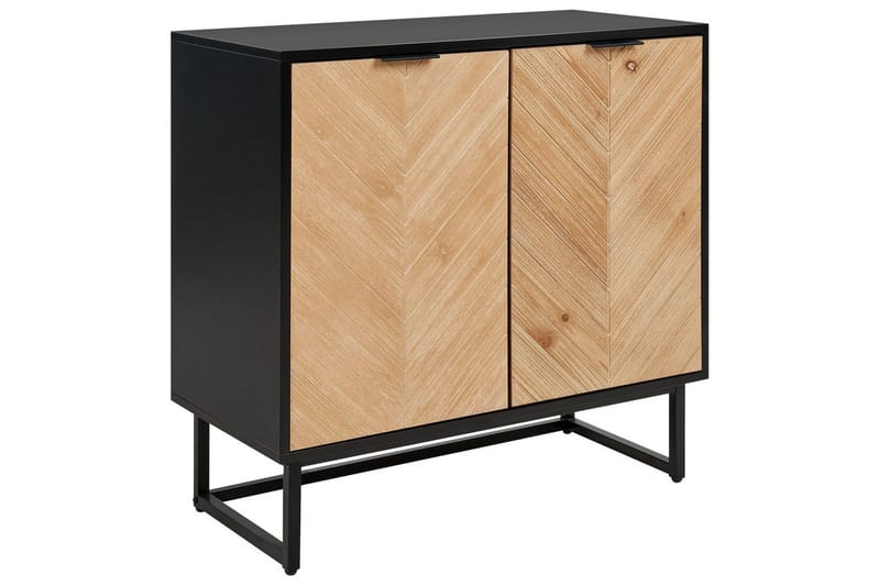 Sidebord Alaska Sort, Lyst Tre - Sort, Lyst Tre - Møbler - Bord - Avlastningsbord & sidobord - Lampebord & sidebord