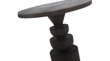 Sidebord Almare Antikkbrun Ø47 cm - Antikkbrun - Møbler - Bord - Avlastningsbord & sidobord - Brettbord og småbord
