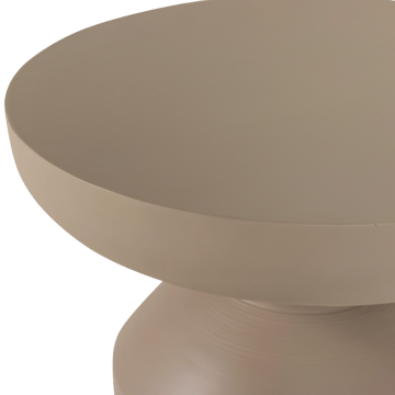 Sidebord Bova 45 cm rundt - Brun - Møbler - Bord - Avlastningsbord & sidobord - Lampebord & sidebord