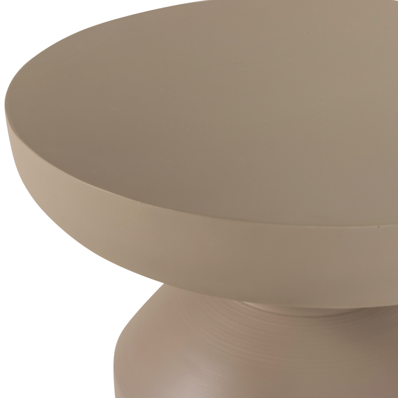 Sidebord Bova 45 cm rundt - Brun - Møbler - Bord - Avlastningsbord & sidobord - Lampebord & sidebord