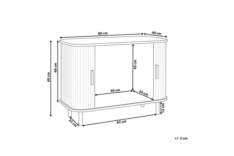 Sidebord Bradley - Møbler - Bord - Avlastningsbord & sidobord - Lampebord & sidebord