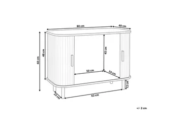 Sidebord Bradley - Møbler - Bord - Avlastningsbord & sidobord - Lampebord & sidebord
