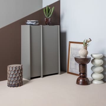 Sidebord Brilo 29 cm rundt - Krem - Møbler - Bord - Avlastningsbord & sidobord - Lampebord & sidebord