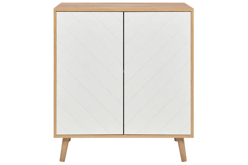 Sidebord Bristow Hvit, lyst tre - Hvit, lyst tre - Møbler - Bord - Avlastningsbord & sidobord - Lampebord & sidebord