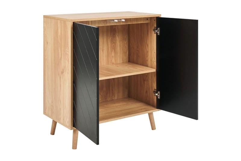 Sidebord Bristow Sort, Lyst Tre - Sort, Lyst Tre - Møbler - Bord - Avlastningsbord & sidobord - Lampebord & sidebord