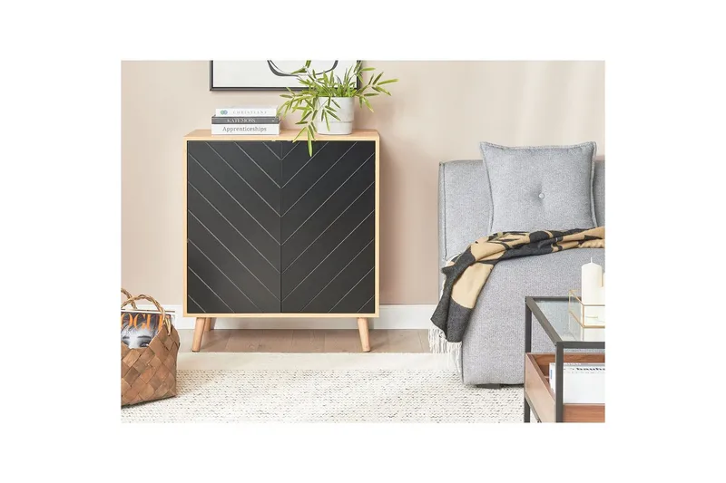 Sidebord Bristow Sort, Lyst Tre - Sort, Lyst Tre - Møbler - Bord - Avlastningsbord & sidobord - Lampebord & sidebord