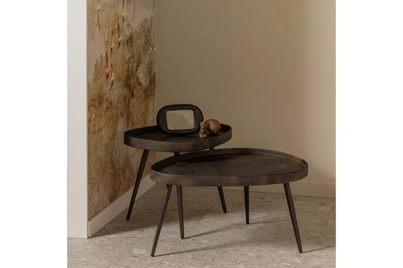 Sidebord Crude Set of 2 - Møbler - Bord - Avlastningsbord & sidobord - Settbord