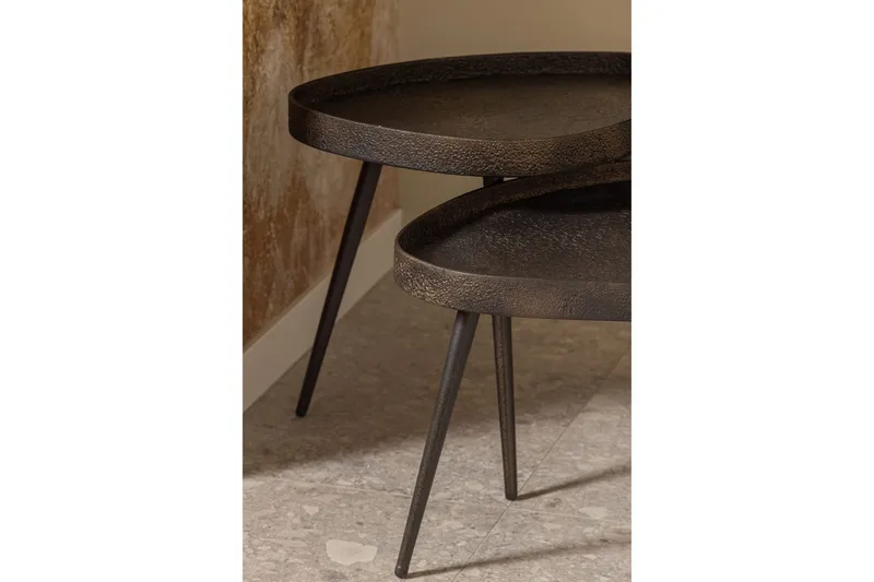 Sidebord Crude Set of 2 - Møbler - Bord - Avlastningsbord & sidobord - Settbord