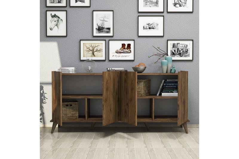 Sidebord Elegaia 180 cm - Mørkebrun - Møbler - Bord - Avlastningsbord & sidobord - Konsollbord & gangbord