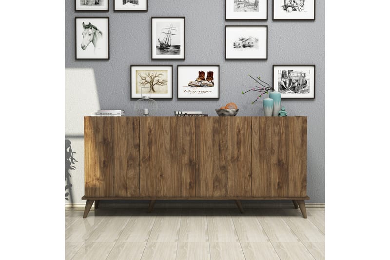 Sidebord Elegaia 180 cm - Mørkebrun - Møbler - Bord - Avlastningsbord & sidobord - Konsollbord & gangbord