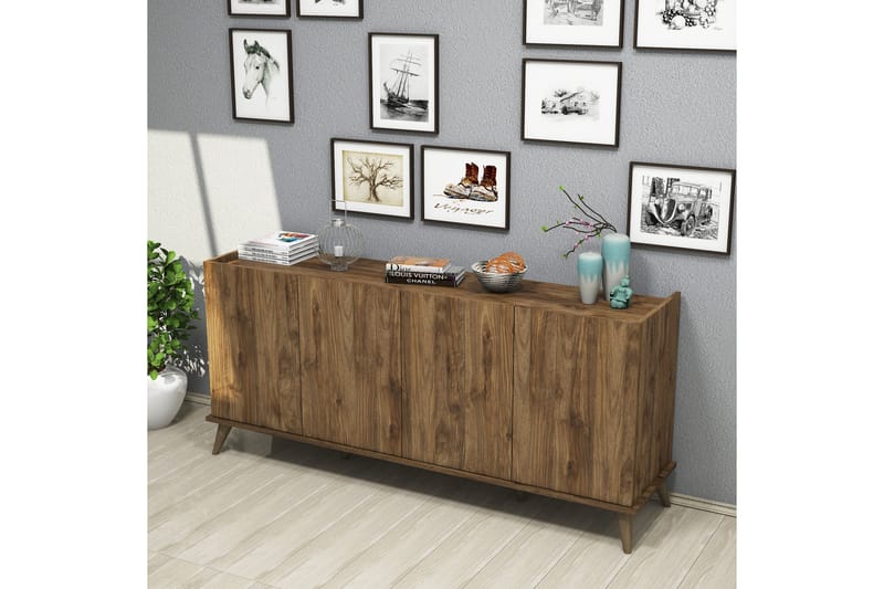 Sidebord Elegaia 180 cm - Mørkebrun - Møbler - Bord - Avlastningsbord & sidobord - Konsollbord & gangbord