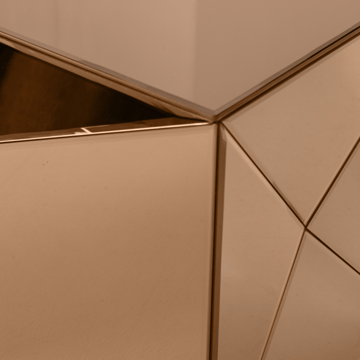 Sidebord Glintz 40 cm - Brun - Møbler - Bord - Avlastningsbord & sidobord - Brettbord og småbord