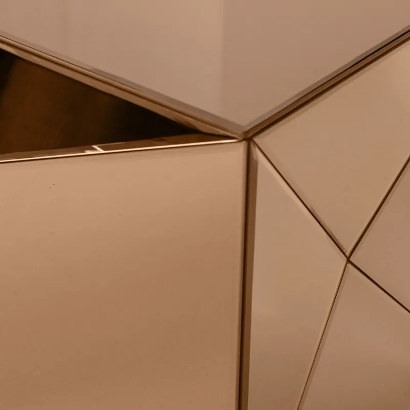 Sidebord Glintz 40 cm - Brun - Møbler - Bord - Avlastningsbord & sidobord - Brettbord og småbord