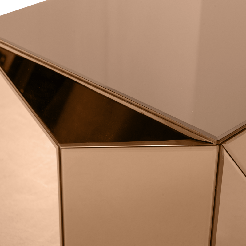 Sidebord Glintz 40 cm - Brun - Møbler - Bord - Avlastningsbord & sidobord - Lampebord & sidebord