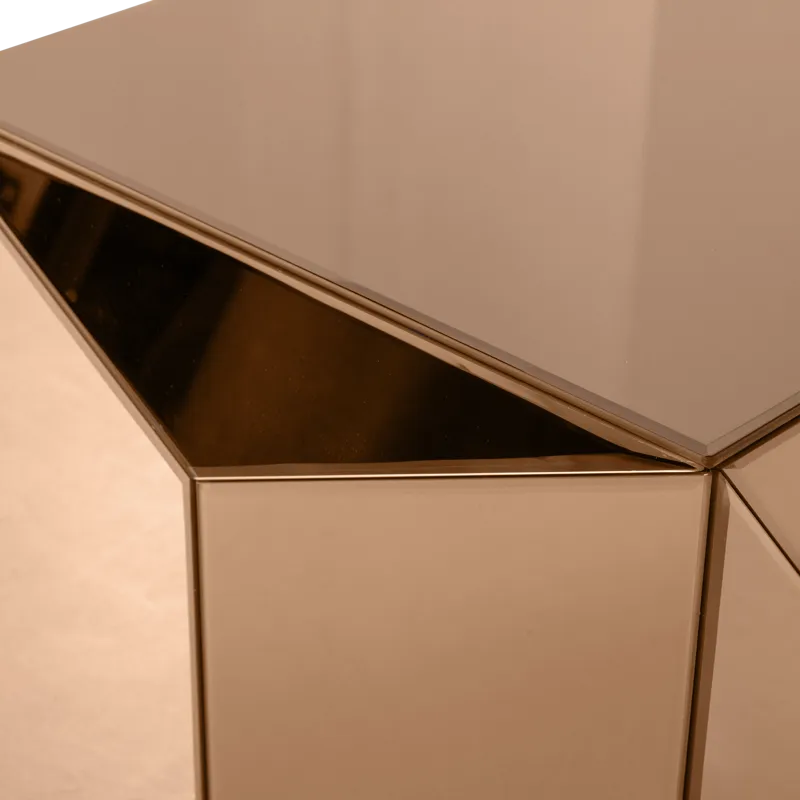 Sidebord Glintz 40 cm - Brun - Møbler - Bord - Avlastningsbord & sidobord - Brettbord og småbord