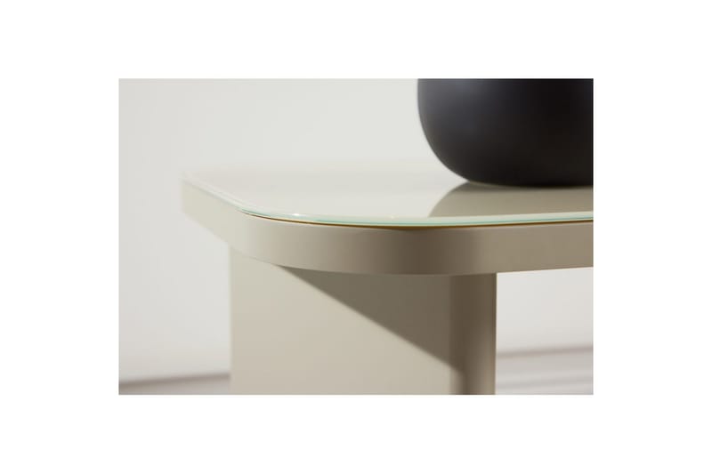 Sidebord Grønvik - Beige, 70 x 45 - Møbler - Bord - Avlastningsbord & sidobord - Lampebord & sidebord