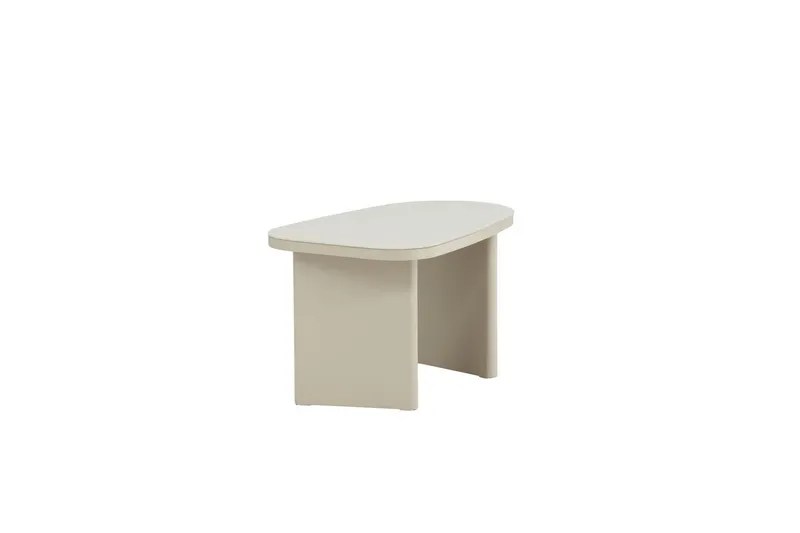 Sidebord Grønvik - Beige, 70 x 45 - Møbler - Bord - Avlastningsbord & sidobord - Lampebord & sidebord