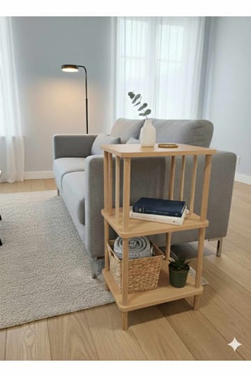 Sidebord Hanah Home Pika Tray (40 x 75 x 30 cm) Sapphire Oak - Sapphire Oak - Møbler - Bord - Avlastningsbord & sidobord - Brettbord og småbord