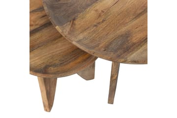 Sidebord High Heels Sett med 2 - Naturlig - Møbler - Bord - Avlastningsbord & sidobord - Settbord