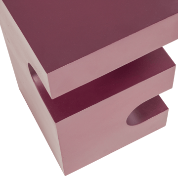 Sidebord Jessa 30 cm - Lilla/Brun - Møbler - Bord - Avlastningsbord & sidobord - Lampebord & sidebord