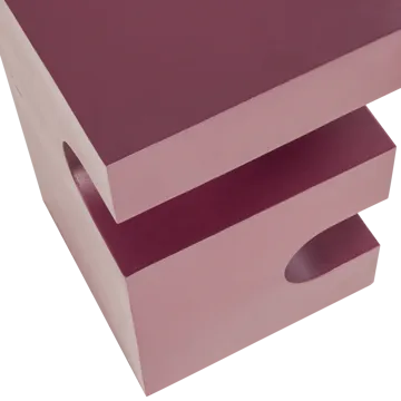 Sidebord Jessa 30 cm - Lilla/Brun - Møbler - Bord - Avlastningsbord & sidobord - Brettbord og småbord