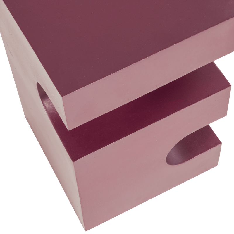 Sidebord Jessa 30 cm - Lilla/Brun - Møbler - Bord - Avlastningsbord & sidobord - Brettbord og småbord