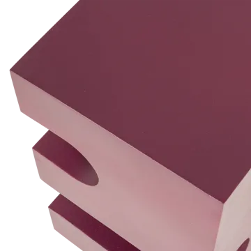 Sidebord Jessa 30 cm - Lilla/Brun - Møbler - Bord - Avlastningsbord & sidobord - Brettbord og småbord
