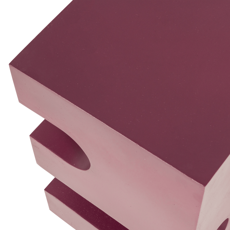 Sidebord Jessa 30 cm - Lilla/Brun - Møbler - Bord - Avlastningsbord & sidobord - Brettbord og småbord
